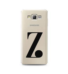 Samsung A7 (2015) Harf Tasarımlı Telefon Kılıfı Z-Harfi 