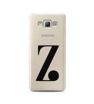 Samsung A7 (2015) Harf Tasarımlı Telefon Kılıfı Z-Harfi 