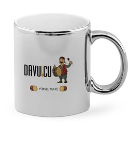 BK Gift Kişiye Özel Mesleki Davulcu Krom Kupa Bardak  1