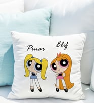 Powerpuff Girls Yastığı Kişiye Özel