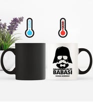 Babalar Gününe Özel Galaksinin En İyi Babası Sihirli Kupa Bardak  1