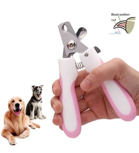 WF Çelik Uçlu Pembe Kedi Köpek Büyük Tırnak Makası cin314pm