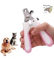 WF Çelik Uçlu Pembe Kedi Köpek Büyük Tırnak Makası cin314pm
