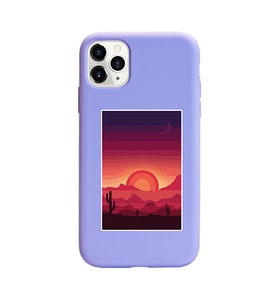 Lila Lansman Telefon Kılıfı Iphone 11 Pro