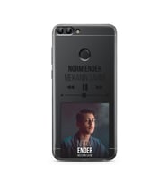 Norm Ender Mp3 Tasarımlı Süper Şeffaf Silikon Telefon Kılıfı Huawei P Smart 