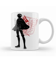Attack On Titan Crimson Levi Kupa Bardak Porselen