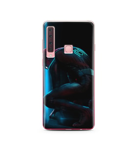Örümcek Adam Tasarım Süper Şeffaf Silikon Telefon Kılıfı Samsung A9 (2018)  