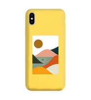 Sarı Lansman Telefon Kılıfı Iphone XS