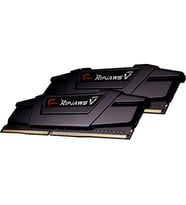 Gskill RipjawsV Siyah DDR4-3200Mhz CL16 32GB (2X16GB) DUAL (16-18-18-38) 1.35V F4-3200C16D-32GVK