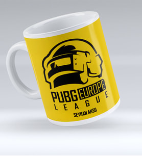BK Gift Kişiye Özel PUBG Kupa Bardak - 4 (Beyaz)