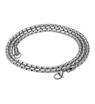 Chavin Gri 55 cm. 3 mm. Erkek Çelik Zincir eh68