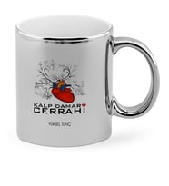 BK Gift Kişiye Özel Mesleki Kalp Damar Cerrahi Krom Kupa Bardak  4