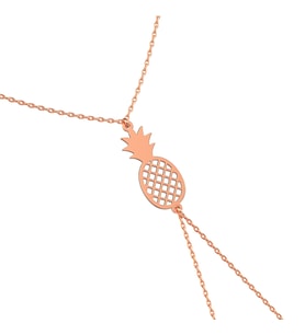 Sade Ananas Rose Gümüş Şahmeran