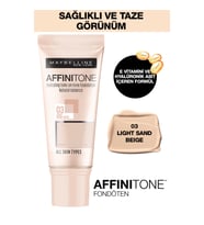 Maybelline New York Affinitone  Fondöten - 03 Light Sandbeige