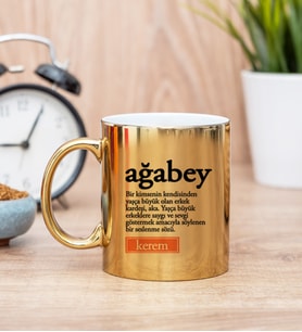 Ağabey Kelime Anlamı Gold Kupa Bardak