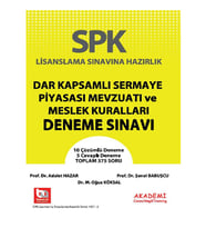 SPK Dar Kapsamlı Sermaye Piyasası Mevzuatı ve Meslek Kuralları Deneme