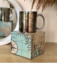 Özel Kutulu Our Adventure Mug Tasarımlı Gümüş Kupa