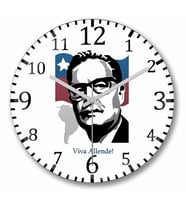Allende Duvar Saati Bombeli Gercek Cam