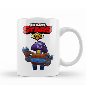Brawl Stars  Darryl Kupa Bardak Porselen