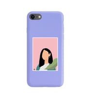 Lila Lansman Telefon Kılıfı Iphone 8