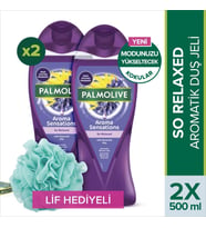 Palmolive Aroma Sensations So Relaxed Aromatik Banyo ve Duş Jeli 500 ml x 2 Adet + Duş Lifi Hediye