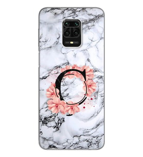 Mermer Tasarım Süper Şeffaf Silikon Telefon Kılıfı Xiomai Redmi Note 9 Pro - Not