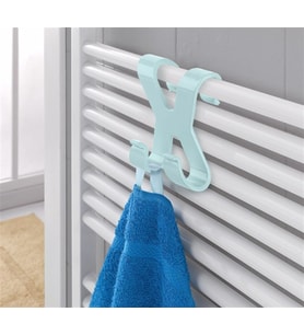 Pratik Kolay Taşınabilir Havlupan 2 Kancalı Banyo Askısı Havlu Askısı (Karışık)
