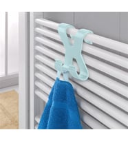 Pratik Kolay Taşınabilir Havlupan 2 Kancalı Banyo Askısı Havlu Askısı (Karışık)