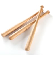 MOBGİFT Ahşap beyzbol sopası – 62 cm Sert Ahşap
