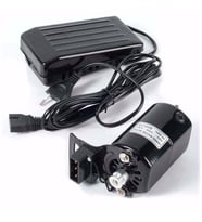 Aile Dikiş Makinası Hız Ayarlı Motor ve Pedalı 150w (Siyah)