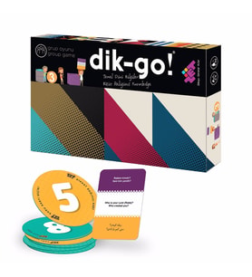 DİK-GO (Temel Dini Bilgiler) Dikkat ve Zeka Oyunu 5+ Yaş 8 Oyuncu