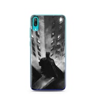 Batman Tasarım Süper Şeffaf Silikon Telefon Kılıfı Huawei Y7 Prime 2019