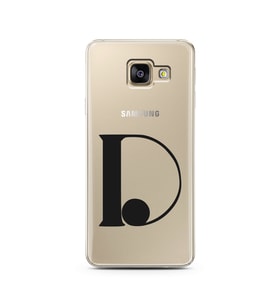 Samsung A3 (2017) Harf Tasarımlı Telefon Kılıfı D-Harfi 