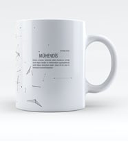 BK Gift Kişiye Özel Mesleki Mühendis Kupa Bardak  2