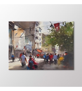 Arty Tablo Suluboya Meydan Tablo (Karışık)