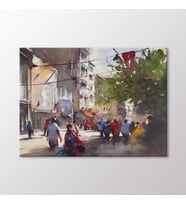 Arty Tablo Suluboya Meydan Tablo (Karışık)