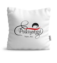 BK Gift Kişiye Özel Mesleki Psikiyatrist Dekoratif Yastık  4