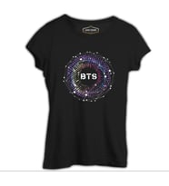 BTS -  4th Siyah Kadın Tshirt
