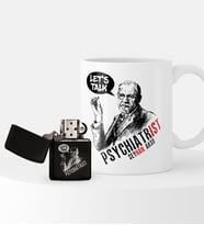 BK Gift Kişiye Özel Psikiyatrist Temalı Çakmak ve Kupa Hediye Seti - 5