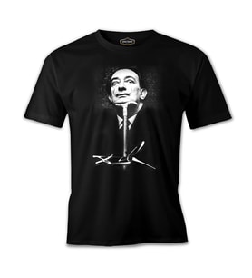 Salvador Dali Siyah Erkek Tshirt