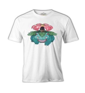 Pokemon - Venusaur Beyaz Erkek Tshirt