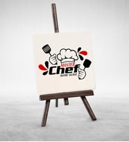 BK Gift Kişiye Özel Mesleki Chef Şovaleli Doğal Taş  3