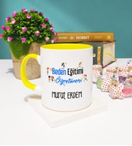 Beden Eğitimi Öğretmeni Kupa Bardak Sarı