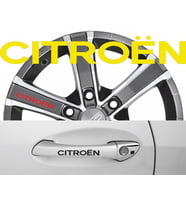 Citroen Kapı Kolu Sticker Yapıştırma 8Adet
