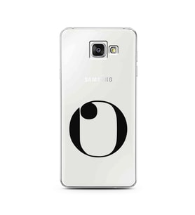 Samsung A3 (2016) Harf Tasarımlı Telefon Kılıfı O-Harfi 