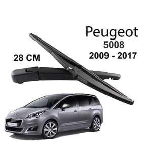 Peugeot 5008 Arka Cam Silecek Kolu ve Süpürgesi 2009-2017