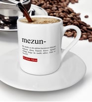 BK Gift Kişiye Özel Mezun Türk Kahvesi Fincanı