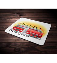 Kişiye Özel İtfaiyeci Tasarımlı Mouse Pad (Renksiz)