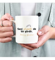 Seni Sevmek de Bir Şiirdir Kupa (Beyaz)