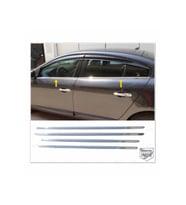 Renault Fluence Krom Cam Çıtası 4 Prç. 2010 ve Üzeri P. Çelik